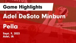 Adel DeSoto Minburn vs Pella  Game Highlights - Sept. 9, 2023