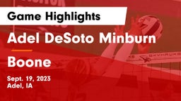 Adel DeSoto Minburn vs Boone  Game Highlights - Sept. 19, 2023