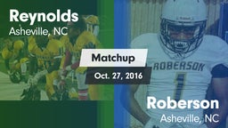 Matchup: Reynolds  vs. Roberson  2016