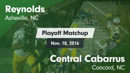 Matchup: Reynolds  vs. Central Cabarrus  2016
