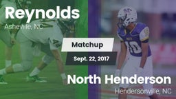 Matchup: Reynolds  vs. North Henderson  2017