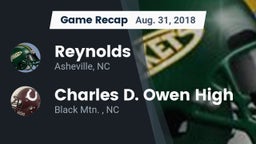 Recap: Reynolds  vs. Charles D. Owen High 2018