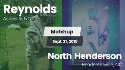 Matchup: Reynolds  vs. North Henderson  2018