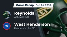 Recap: Reynolds  vs. West Henderson  2018