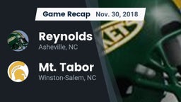 Recap: Reynolds  vs. Mt. Tabor  2018