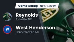 Recap: Reynolds  vs. West Henderson  2019