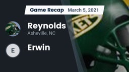 Recap: Reynolds  vs. Erwin 2021