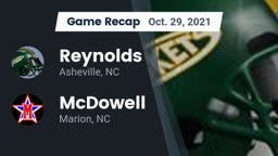 Recap: Reynolds  vs. McDowell   2021