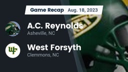 Recap: A.C. Reynolds  vs. West Forsyth  2023
