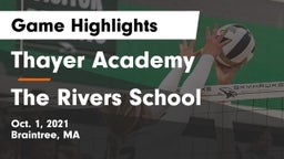 Thayer Academy  vs The Rivers School Game Highlights - Oct. 1, 2021