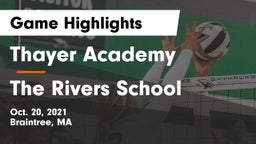 Thayer Academy  vs The Rivers School Game Highlights - Oct. 20, 2021