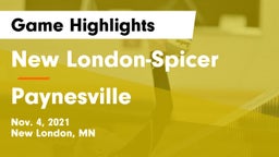 New London-Spicer  vs Paynesville  Game Highlights - Nov. 4, 2021