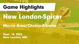 New London-Spicer  vs Morris Area/Chokio-Alberta Game Highlights - Sept. 18, 2023