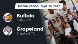 Recap: Buffalo  vs. Grapeland  2017