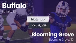 Matchup: Buffalo  vs. Blooming Grove  2018