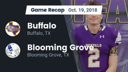 Recap: Buffalo  vs. Blooming Grove  2018