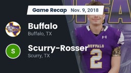 Recap: Buffalo  vs. Scurry-Rosser  2018