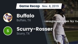 Recap: Buffalo  vs. Scurry-Rosser  2019
