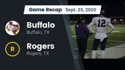 Recap: Buffalo  vs. Rogers  2020