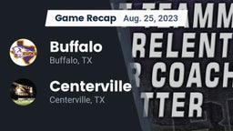 Recap: Buffalo  vs. Centerville  2023