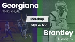 Matchup: Georgiana vs. Brantley  2017