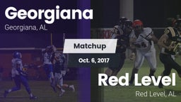 Matchup: Georgiana vs. Red Level  2017