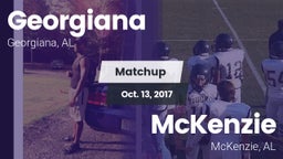 Matchup: Georgiana vs. McKenzie  2017