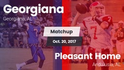Matchup: Georgiana vs. Pleasant Home  2017