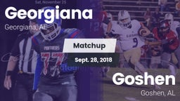 Matchup: Georgiana vs. Goshen  2018
