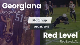 Matchup: Georgiana vs. Red Level  2019