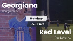 Matchup: Georgiana vs. Red Level  2020