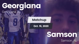 Matchup: Georgiana vs. Samson  2020