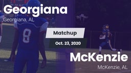 Matchup: Georgiana vs. McKenzie  2020