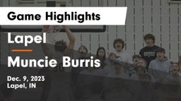 Lapel  vs Muncie Burris  Game Highlights - Dec. 9, 2023