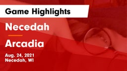 Necedah  vs Arcadia  Game Highlights - Aug. 24, 2021