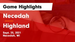 Necedah  vs Highland  Game Highlights - Sept. 25, 2021