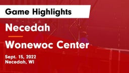 Necedah  vs Wonewoc Center Game Highlights - Sept. 15, 2022