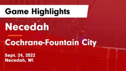 Necedah  vs Cochrane-Fountain City  Game Highlights - Sept. 24, 2022