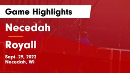 Necedah  vs Royall  Game Highlights - Sept. 29, 2022