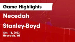 Necedah  vs Stanley-Boyd  Game Highlights - Oct. 18, 2022