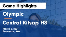 Olympic  vs Central Kitsap HS Game Highlights - March 6, 2021