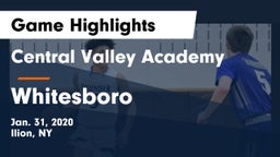 Central Valley Academy vs Whitesboro  Game Highlights - Jan. 31, 2020