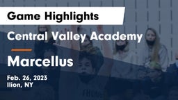Central Valley Academy vs Marcellus  Game Highlights - Feb. 26, 2023