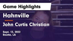Hahnville  vs John Curtis Christian  Game Highlights - Sept. 13, 2022