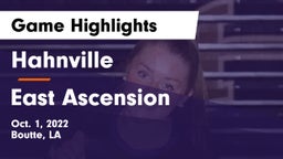 Hahnville  vs East Ascension  Game Highlights - Oct. 1, 2022