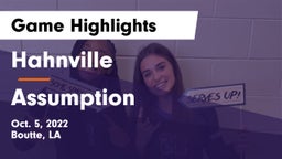 Hahnville  vs Assumption Game Highlights - Oct. 5, 2022
