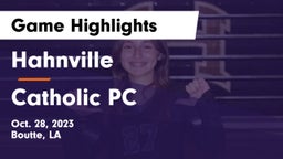 Hahnville  vs Catholic PC Game Highlights - Oct. 28, 2023