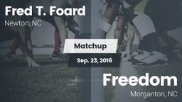 Matchup: Fred T. Foard High S vs. Freedom  2016
