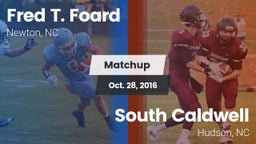 Matchup: Fred T. Foard High S vs. South Caldwell  2016