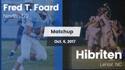 Matchup: Fred T. Foard High S vs. Hibriten  2017